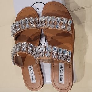 Bling Steve Madden sandals sz8